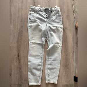 Good American High Rise Light Wash Jeans Good Legs Crop